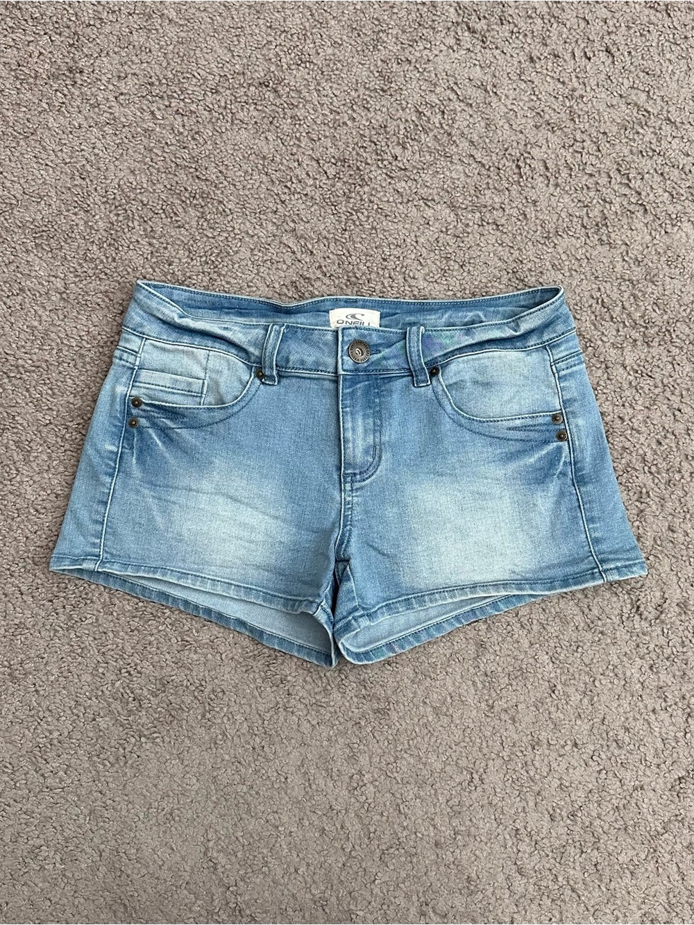 O'Neill Light Washed Denim Shorts Womens 5